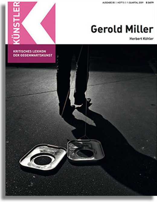 Gerold Miller Kritisches Lexikon der Gegenwartskunst