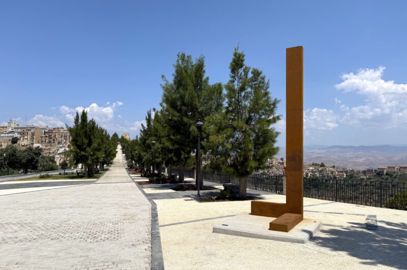Verstärker 65, 2025, 480 x 137,30 x 154,10 cm, Cortenstahl/ corten steel, Centuripe, Sicily